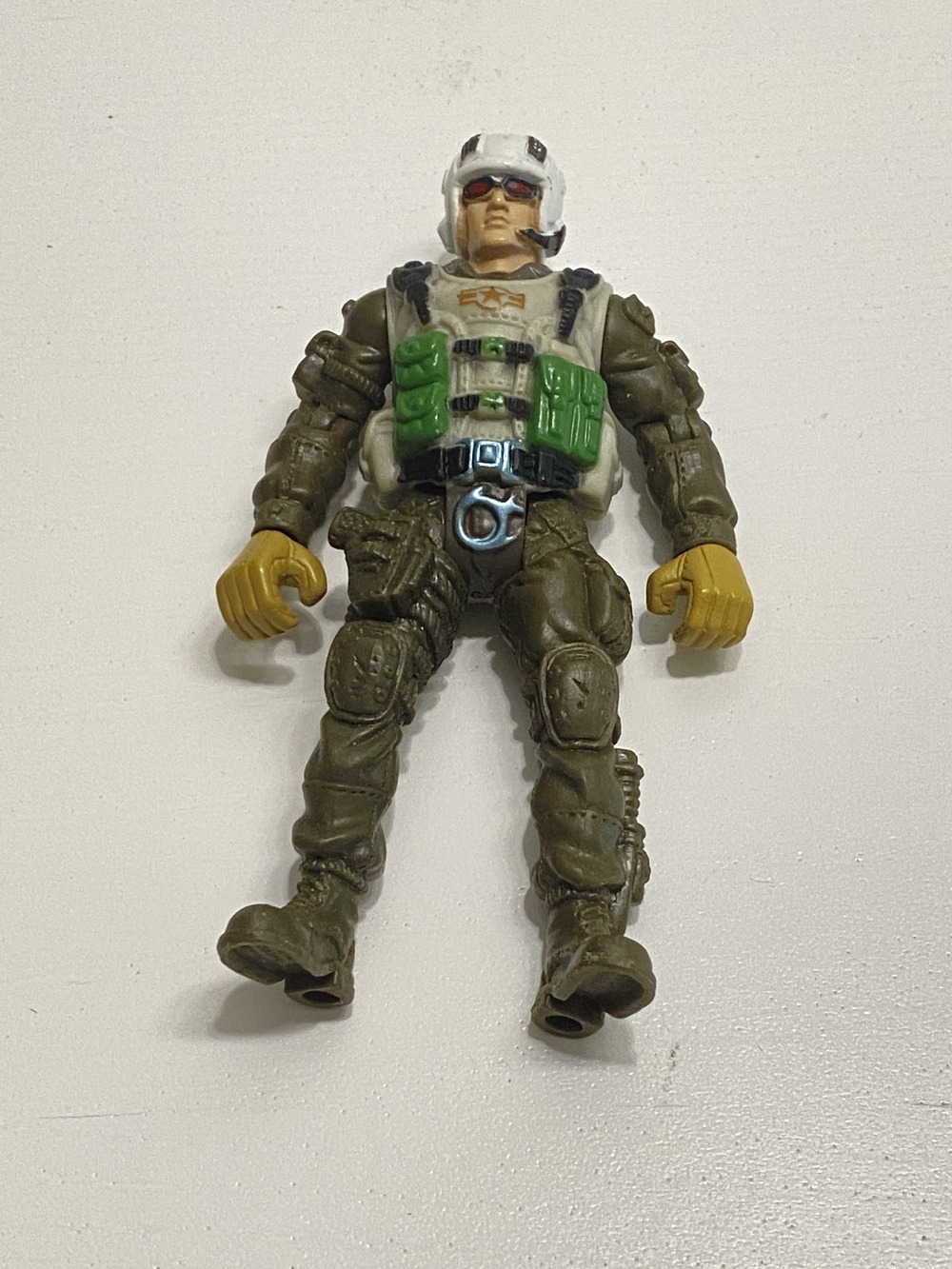 Vintage 90s Lanard The Corps! Military Action Figure - 3.75”
